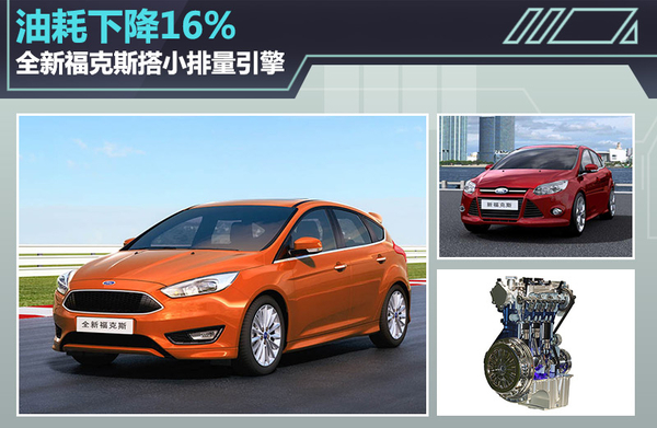 全新福克斯搭载小排量引擎 油耗下降16%