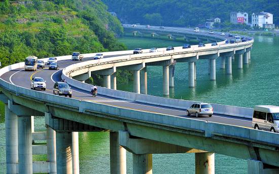 湖北兴山水上公路通车|公路|通车