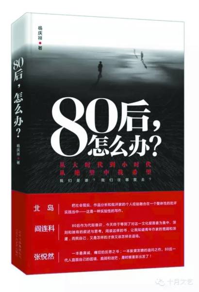 杨庆祥著作《80后，怎么办？》