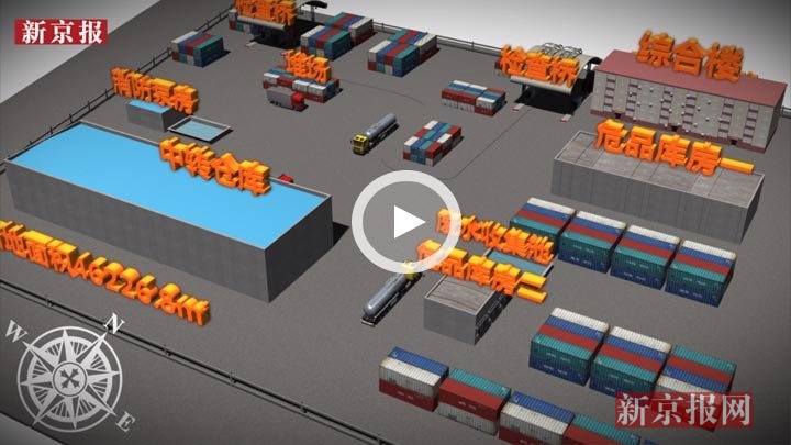 3D解构天津爆炸企业内部构造 安全措施是否达