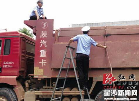 长沙县开展24小时常态化整治车辆超限超载|车