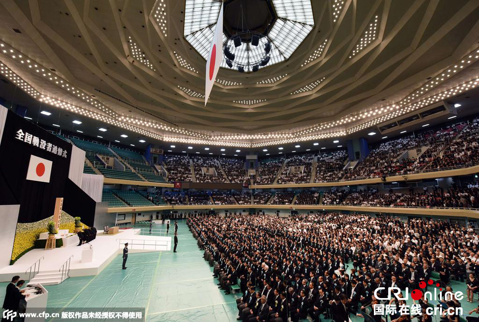 日本举行全国战殁者追悼仪式(高清组图)|日本