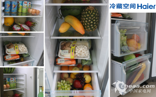 冷藏空间食物实拍