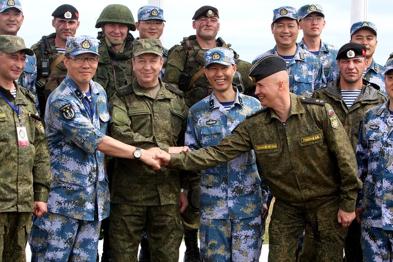 外媒:中俄海军将在9月联演 参演军舰将超8艘|d