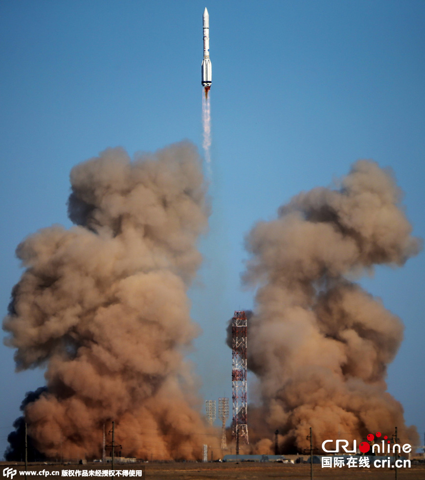 俄罗斯质子-M运载火箭发射升空(组图)|运载火