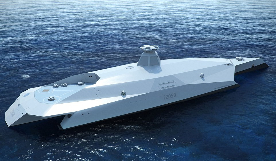 英国海军未来军舰曝光:配备光速武器可隐身航