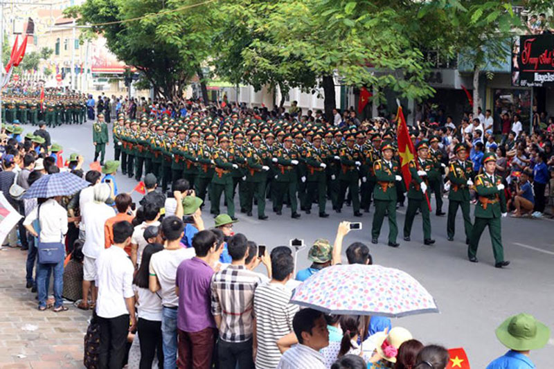 越南约三万人参加国庆70周年阅兵(组图)|越南|阅兵