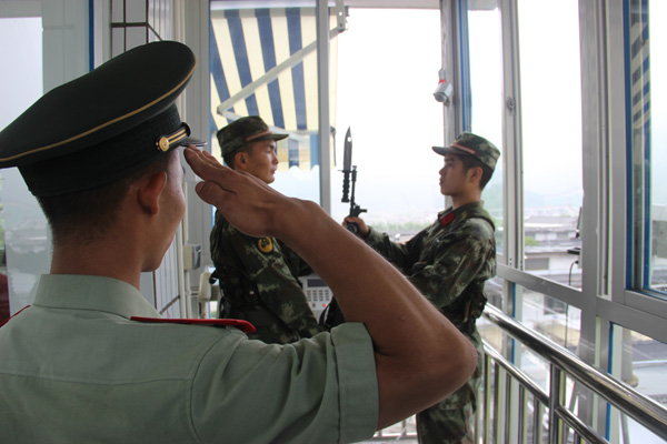 武警温州支队第一批秋季入伍兵退出现役