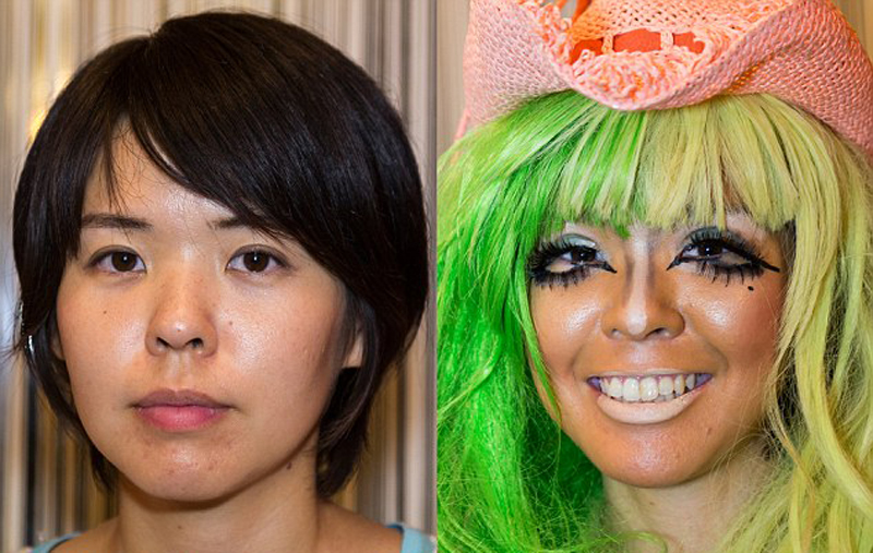 日本咖啡店推怪异复古“黑妹”造型 画面太美不敢看(高清组图)