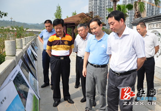 湖南省人大常委会副主任陈君文来张家界考察