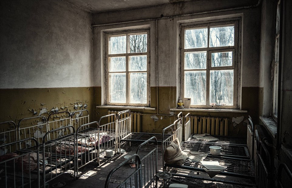 核事故29年后的切尔诺贝利:核爆惨景依然触目