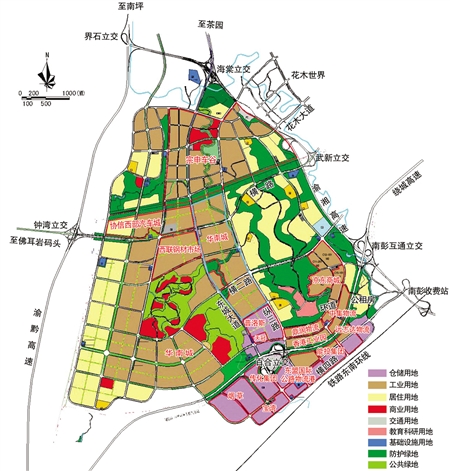 华南城项目规划图重庆鼎润西部公路物流集散中心鸟瞰图华南城商场