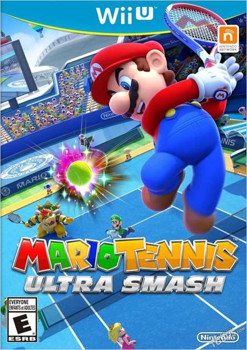 《马里奥网球：超级扣杀》美版游戏封面图出炉