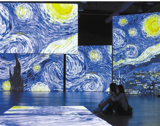 梵高艺术展 创意看名画_新浪新闻