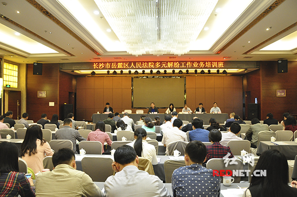 岳麓区法院创新多元解纷机制 开辟定纷止争新