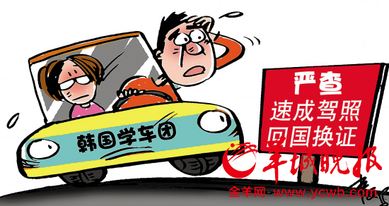 公安部严查速成驾照回国换证 赴韩速成学车