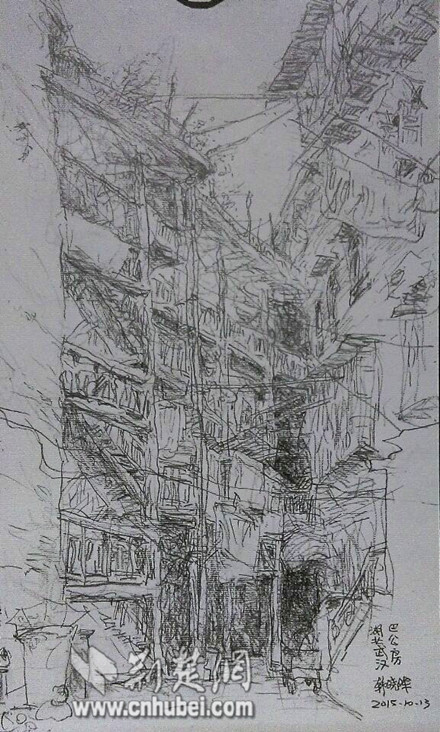 百城搜珍图》主创画家韩晓晖用笔尖定格汉口老