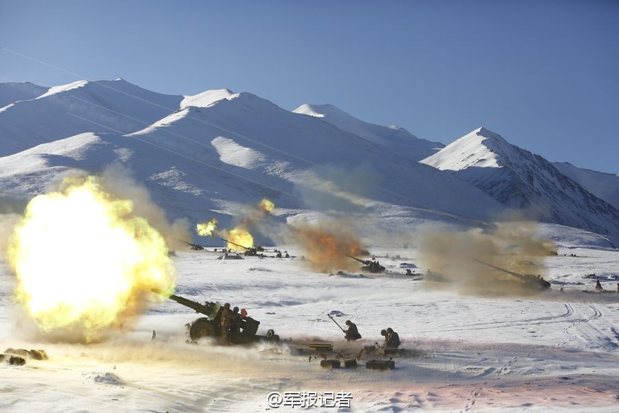 第21集团军4300多米高原实弹射击曝光(高清组