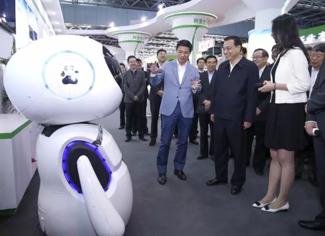 百度机器人巧答李克强总理提问|创业|总理|百度