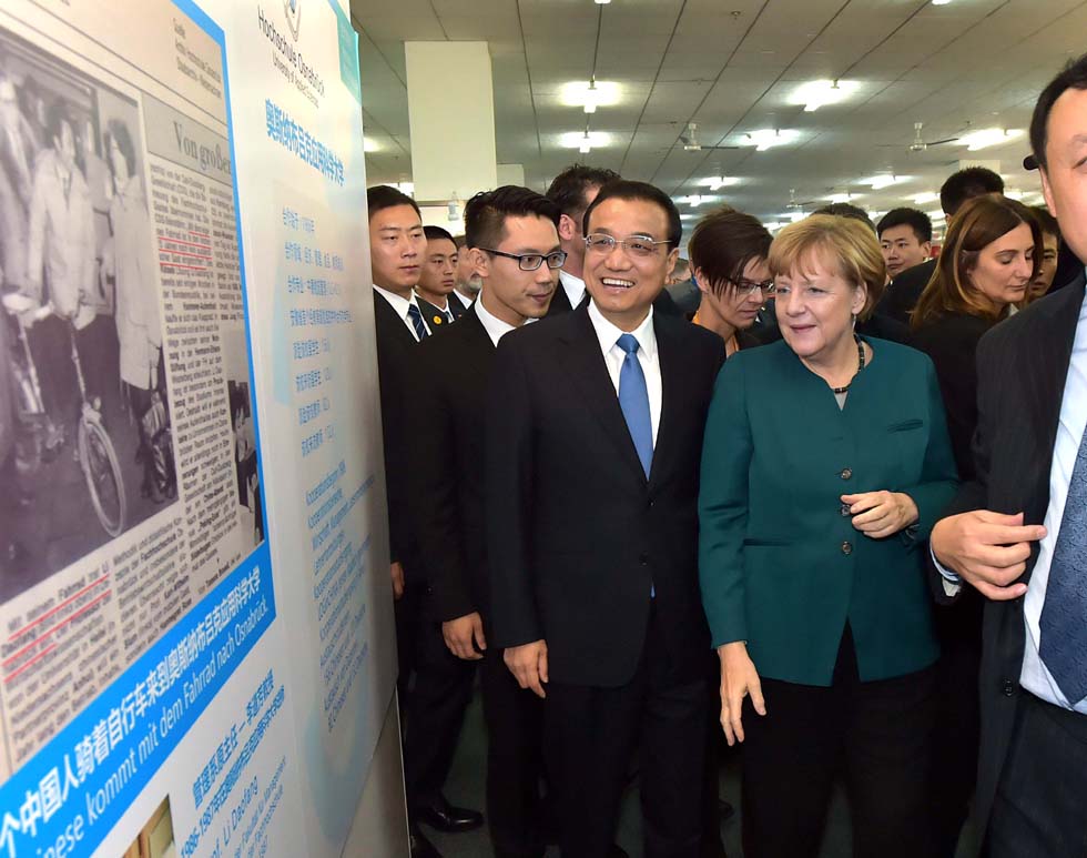 李克强:中国愿借鉴德国职业教育先进理念和经