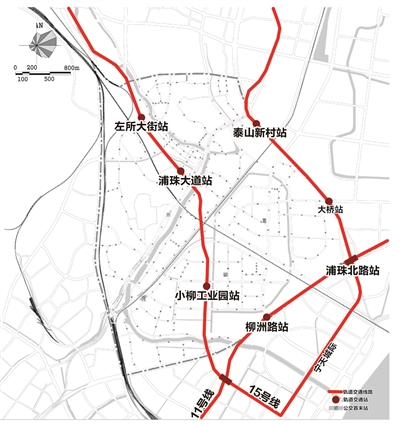 桥北西侧将有3条地铁线2个换乘站|资源|规划|地
