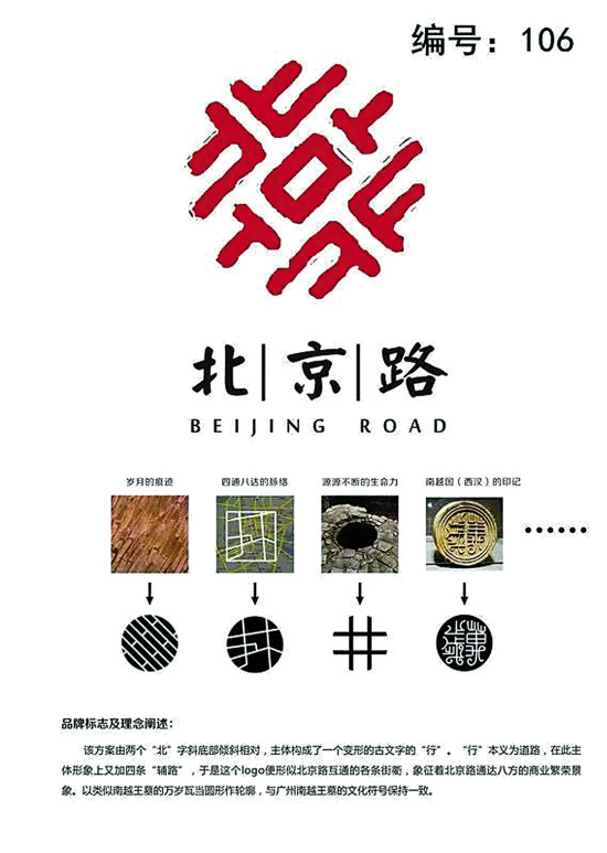 哪款logo浓缩北京路千年印记?