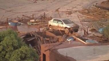 巴西铁矿废水大坝溃决 致16人遇难多人失踪|溃