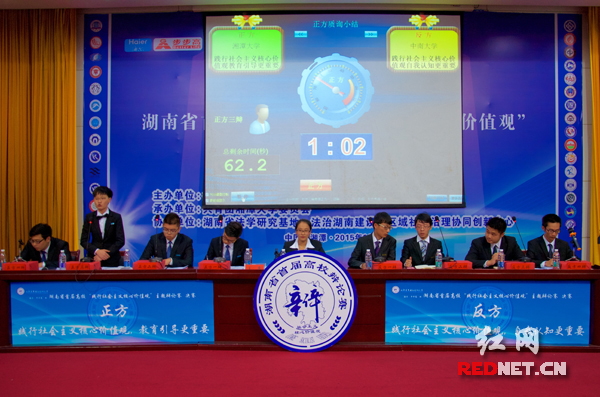 湖南省首届高校主题辩论赛落幕 湘大夺冠 - 新