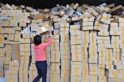 快件如山|快件|广州|双十一