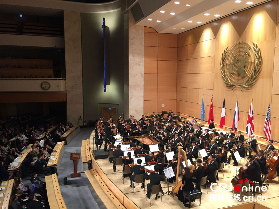 庆祝联合国成立70周年 安理会五常音乐会在日