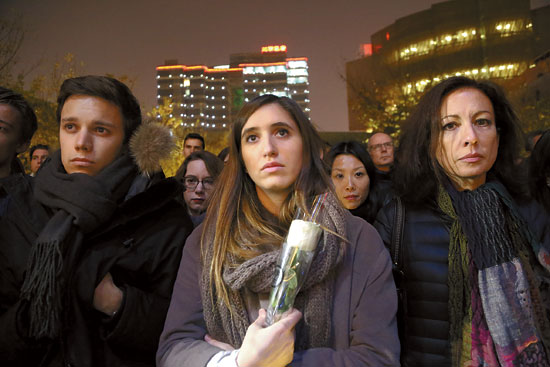 法国驻华使馆哀悼巴黎恐袭遇害者|法国|使馆|恐