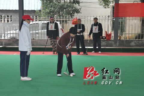 永州市党委办系统第十一届老年门球赛在蓝山开