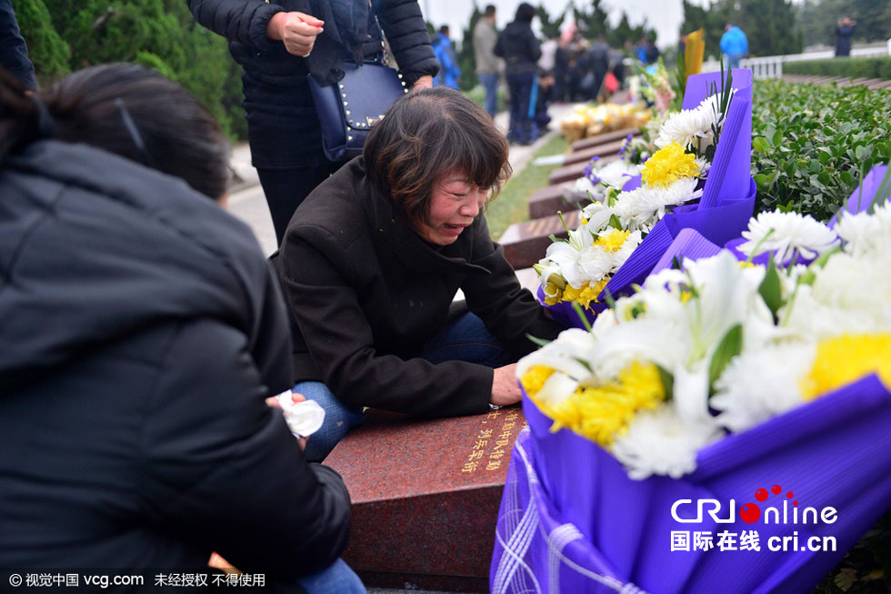 天津滨海新区爆炸百日 烈士陵园举行祭奠活动
