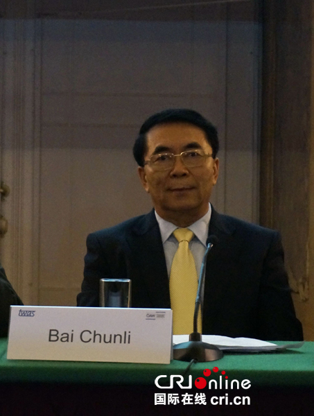 面对全球共同挑战 发展中国家科学院为科技合