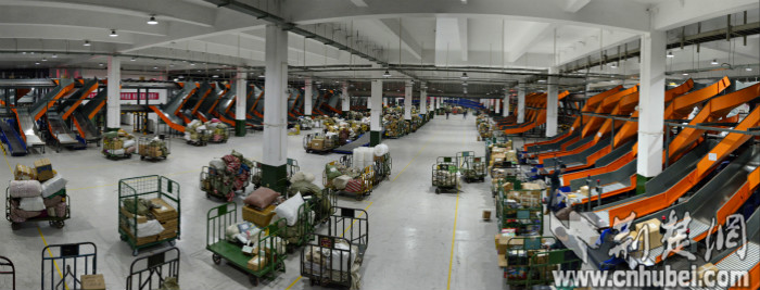 消化双十一 武汉邮政的神器是这样一个大家