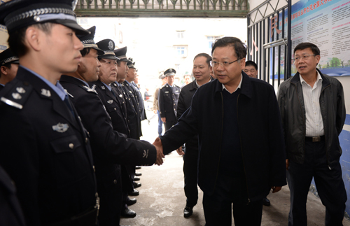 郴州市委书记易鹏飞调研公检法工作|易鹏飞|习