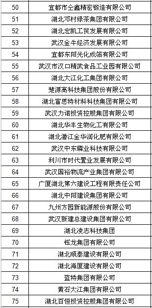 2015湖北民营企业100强榜单公布 九州通居首