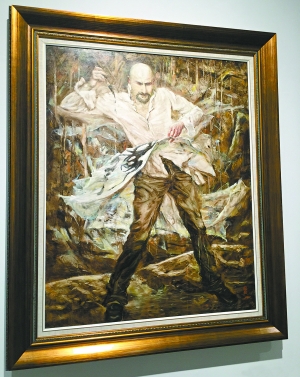 徐锦江的绘画作品 陈道明还曾经出过一张专辑 郭德纲和"笑乖"