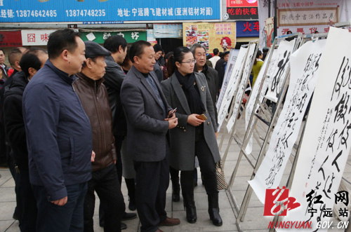 中国书法家协会理事陈飞云书法作品展在宁远举