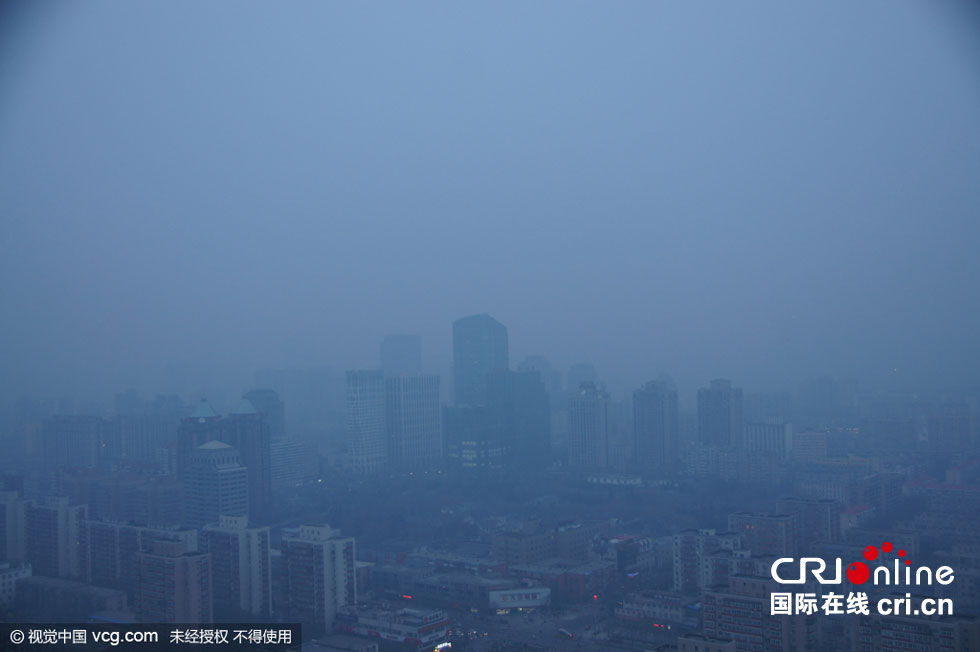 北京再迎重度雾霾(高清组图)|雾霾|扩散|大楼
