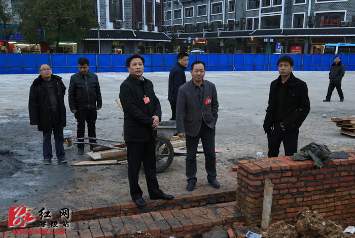 唐烨调研永州市零陵区东山景区项目建设情况|