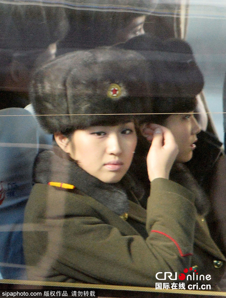 朝鲜牡丹峰乐团成员抵达北京(高清组图)|朝鲜|牡