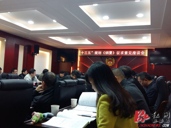 新邵县政协建言十三五规划《纲要》|规划|政