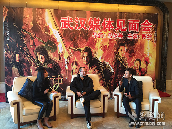 陈坤空降武汉宣传电影《寻龙诀》 感慨拍摄过