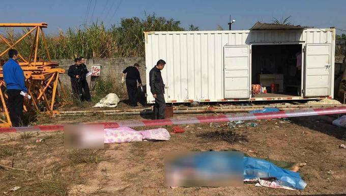 集装箱宿舍内 烧炭取暖  惠州4名男子中毒身亡_