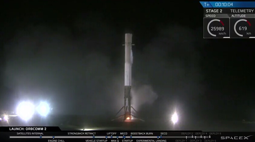 SpaceX成功回收火箭创历史 前往太空不再昂贵