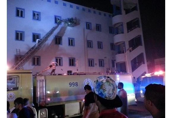 沙特南部一家医院发生火灾 至少30人死100多