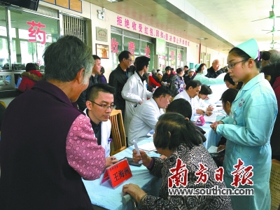 省中医院10位专家佛冈义诊