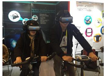 黑科技,逖偲高CES发布vr健身自行车