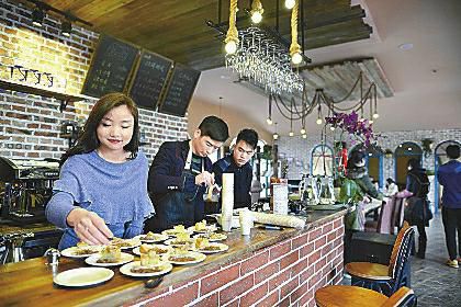 清华美女博士开乡村咖啡馆